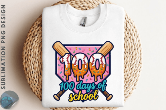 100 Days of School Baseball PNG: A Creative Resource for Educators and Designers