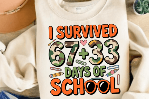 Camo I Survived 67 33 Days of School P