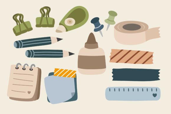 Cute Stationery Clipart: The Ultimate Design Asset Collection