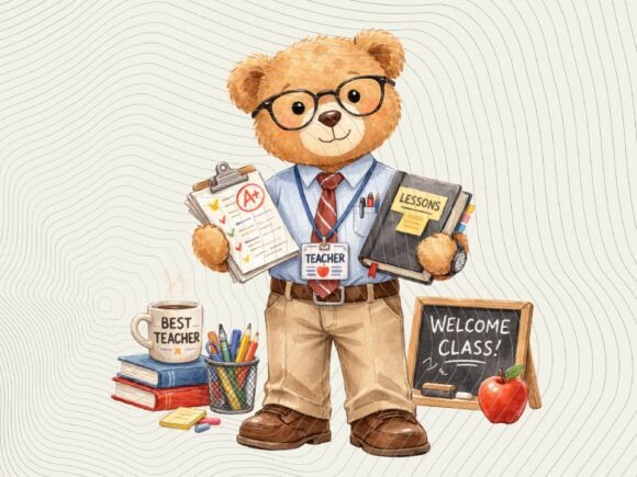 Elevating Educator Recognition with the Teacher Bear PNG: A Strategic Design Asset for Modern Creators