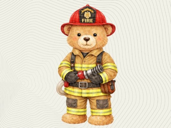 Firefighter Bear PNG: A Versatile Tool for Celebrating First Responders