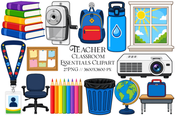 Teacher Classroom Essentials Clipart: Transforming Ideas into Visual Reality