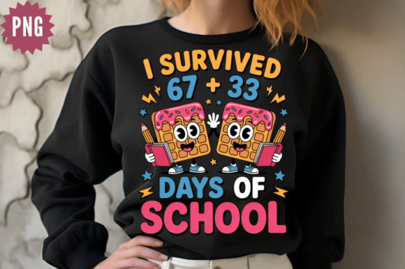 Unlocking Creativity with the I Survived 67, 100 Days of School PNG De Collection